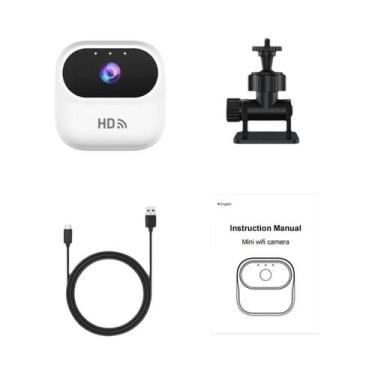 Imagem de Câmera Mini Inteligente WiFi 1080P Com Rastreamento De Movimento Para 