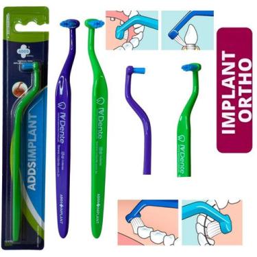 Imagem de Escova Dental Para Protese Protocolo Implante Rv Dente 2 Und