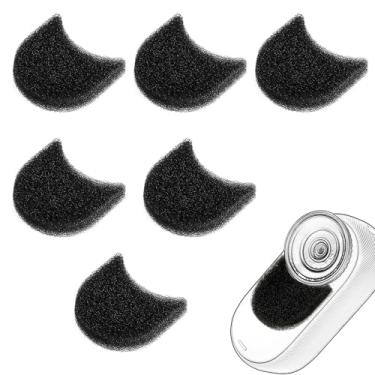 Imagem de Kit com 6 Protetores de Vento para Microfone Insta360 Go 3/3S, Espuma Protetora para Redução de Ruído Compatível com Microfones Insta360 Go 3/3S (Preto)