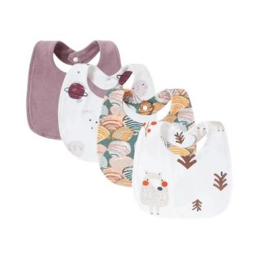 Imagem de Conjunto De Babadores De Algodão Para Bebês Recém-Nascidos Para Menino