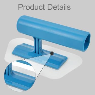 Imagem de Generic Desempenadeira de gesso, desempenadeira de acabamento, portátil, leve, versátil, profissional, para decoração de interiores, ferramenta, Style B