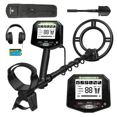 Imagem de Detector de metais para adultos profissionais, ponta à prova d'água, detecção de ouro e prata de alta precisão, uso subaquático e na praia, bobina IP68 de 25 cm, LCD maior, novo chip DSP avançado