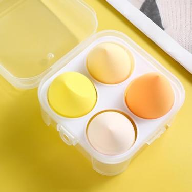 Imagem de Beauty Blender Esponja Maquiagem Esponjas Sabão Ovo Estojo Perfeito para Creme, Pó e Líquido Maquiagem Rosto