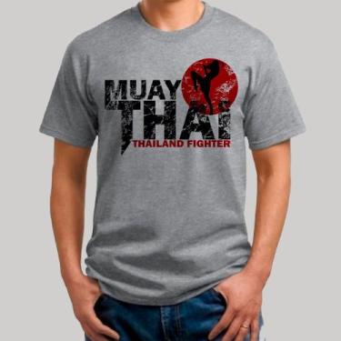 Imagem de Camiseta Ou Baby Look Muay Thai Thailand Fighter Kick Boxing - Balisar