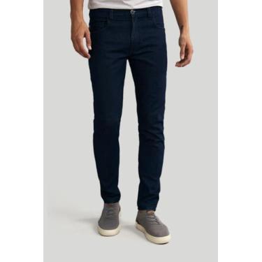 Imagem de Calça Jeans Básica Slim Fit - Lavagem Blue - Highstil, Azul, 42