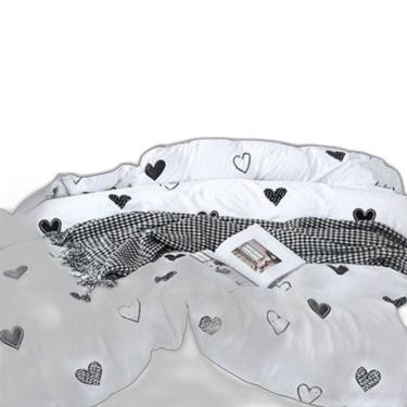 Imagem de Jogo De Cama 6 Peças Completo Grife Casal  King Com Edredom