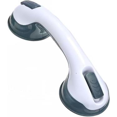 Imagem de Barra de Apoio com Ventosa para Banheiro Alça de Chuveiro Barra de Apoio para Deficiente Banheira Alças de Chuveiro para Idosos