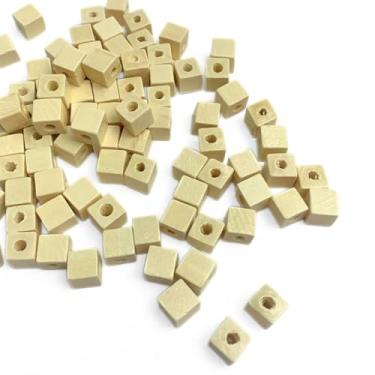 Imagem de Quadrado Passante de Madeira 10x10mm com Furo Verniz 100 unidades