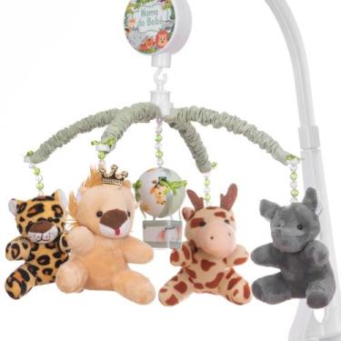Imagem de Mobile Para Berço Musical Giratório Safari Balão Verde - Le-Leão Artig