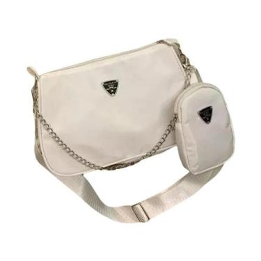 Imagem de Bolsa Transversal De Nylon Feminina Casual Portátil Para Estudantes - 