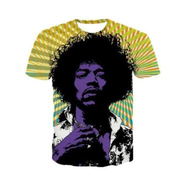 Imagem de Camiseta Unissex Adulto E Infantil 3D De Cantor De Rock Punk Casual Co