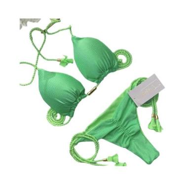 Imagem de Conjunto De Biquíni Ajustável Para Mulheres, Moda Sexy, Maiô Sólido, T