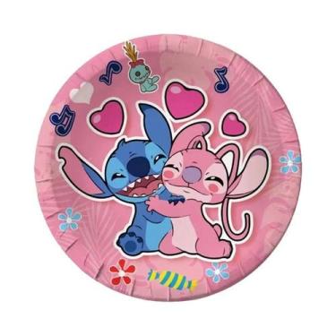 Imagem de Suprimentos Para Festa De Aniversário Lilo E Stitch Rosa Para Crianças
