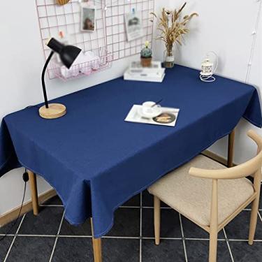 Imagem de Toalha de mesa de cor pura toalha de mesa de centro toalha de mesa retangular toalha de mesa impermeável decoração de festa toalha de mesa (cor: 16 especificações: 140 * 180 cm)