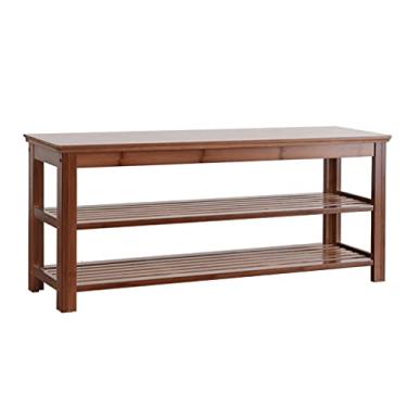 Imagem de 3FLQOOPP Sapateira para entrada, sapateira, banco de 3 camadas, sapateira, prateleira, sala de estar, escritório, corredor, assento de passagem, banco, sapato, prateleira, organizador de sapatos (cor