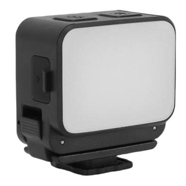 Imagem de Heayzoki Kit de Luz de Vídeo LED para Câmera Action 6, Iluminação de Preenchimento de Fotografia Magnética à Prova de água Com 3 Cores 3000K 4440K 8700K Ajustável para Streaming de