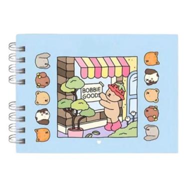 Imagem de Livro De Colorir Bobbie Goods Capa Dura 52 Páginas 180g A5, Azul