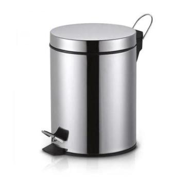 Imagem de Lixeira de Pedal para Banheiro Cozinha em Inox 3 Litros - Yeet