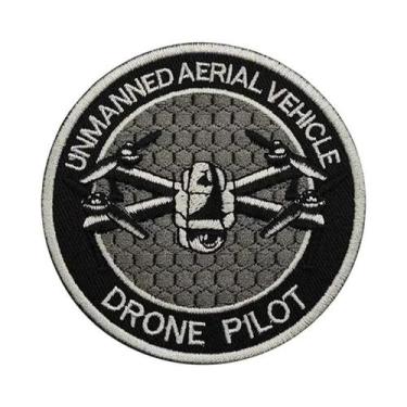 Imagem de Emblema Bordado De Piloto De Drone Tático, Aplique De Tecido, Distinti