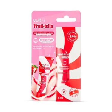 Imagem de Hidratante labial vermelho morango com creme vult&fruit-tella 8ml - VU