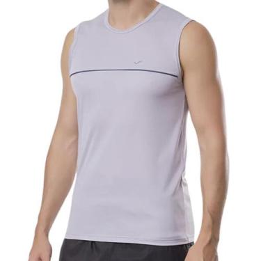 Imagem de Regata Masculina Plus Size Academia Fitness Treino 100% Poliéster Elit