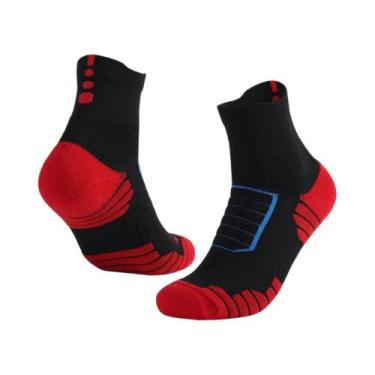 Imagem de Meias De Basquete Masculinas Em Algodão Respirável E Antiderrapante Pa