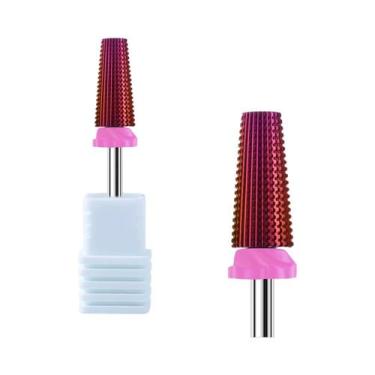 Imagem de Brocas Profissionais De Tungstênio Roxas 5 Em 1 Para Remoção De Gel E 