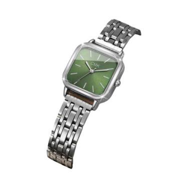 Imagem de Relógio De Pulso Feminino Fashion Square Quartz Simples Para Mulheres 