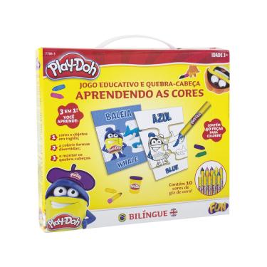 Imagem de Jogo Aprendendo As Cores Inglês e Português Play-Doh - Fun