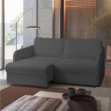 Imagem de Sofá Retrátil Reclinável 3 Lugares 196cm Amsterdã Suede K01 - D'Rossi 