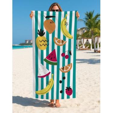 Imagem de Toalha Banho E Praia Verão Tropical Natureza Fauna Flora - Use Thuco, 