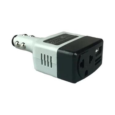 Imagem de Inversor De Energia Portátil 12V 24V Para 220V Com Adaptador E Carrega
