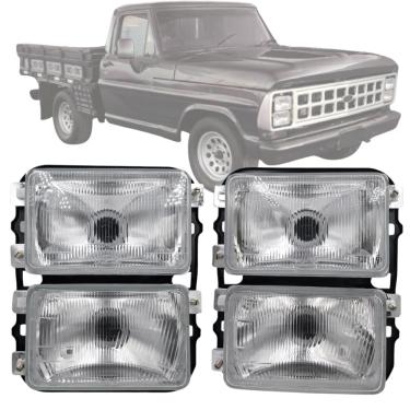 Imagem de Par Farol Duplo F1000 F4000 85 86 87 A 91 Foco Duplo