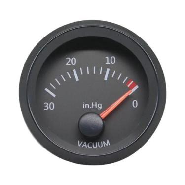 Imagem de Medidor De Temperatura De Água E Óleo 52MM 12V Com Visor Preto, Medido