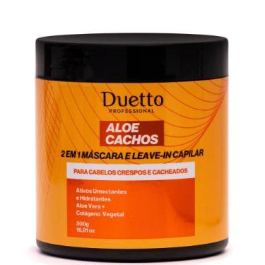 Imagem de Máscara Finalizador Gelatina Aloe cachos Duetto 500g - Duetto Professi
