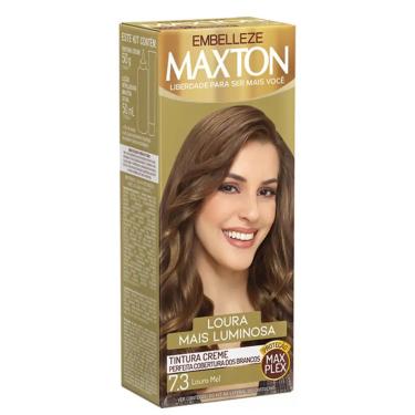 Imagem de Tintura Maxton Loura + Luminosa 73 Loiro Mel Embelleze