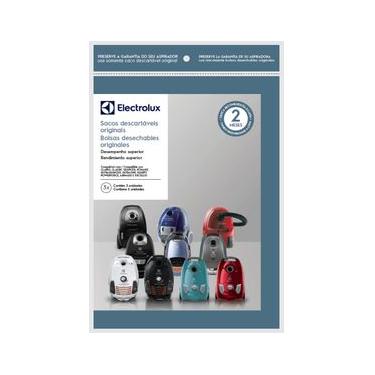 Imagem de Kit 3 Sacos de aspirador de pó - Modelos: Clario, Classic Silencer, Jetmaxx, Ultrasilencer, Ultraone, Equipt e Powerforce (SWECL) Electrolux Azul