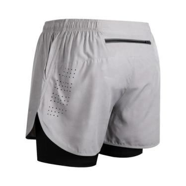 Imagem de Shorts Masculinos De Corrida E Academia De Secagem Rápida E Leves Com 