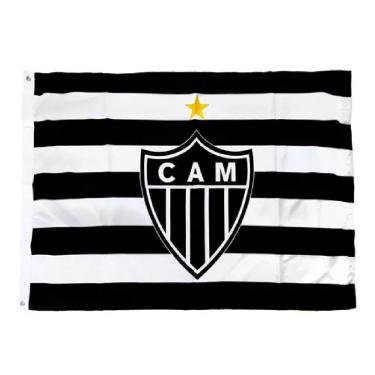 Imagem de Bandeira Fã Atlético Mineiro Face Única 130x90cm - Oficial Licenciada-Unissex