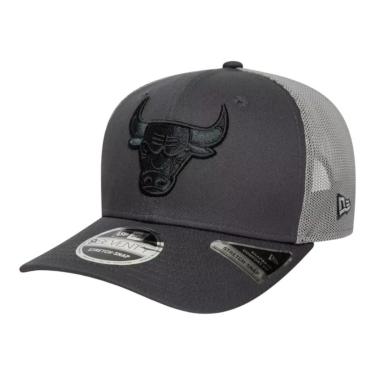 Imagem de Boné New Era Tonal 970SS Chicago Bulls Cinza Masculino-Masculino