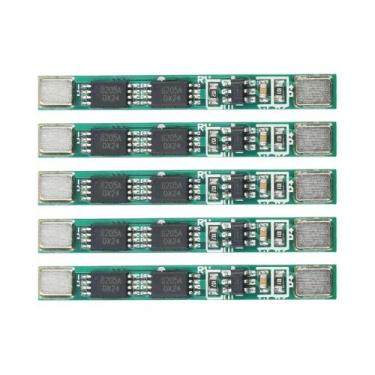 Imagem de Módulo De Proteção Para Bateria Li-ion 18650 (5 Peças) 3.7V 4A 2MOS BM