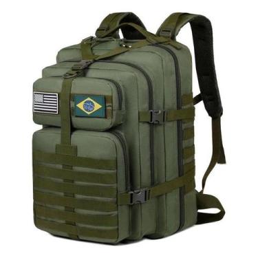 Imagem de Mochila Tática Camping Militar 50 Litros Resistente A Água W03 Bosco.L