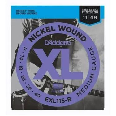 Imagem de Encordoamento p/ Guitarra 011 / Daddario / EXL115-B