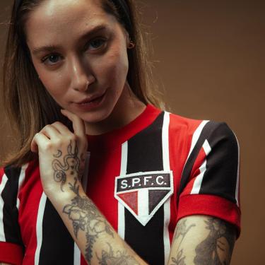 Imagem de Camisa São Paulo Retrô 1976 Feminina-Feminino