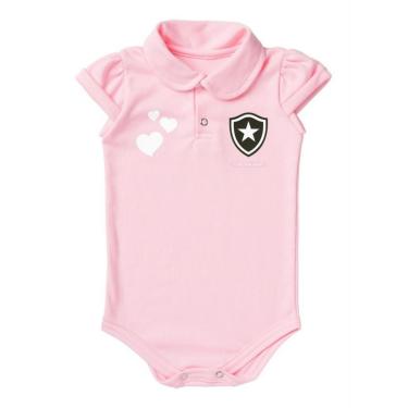 Imagem de Body Botafogo Polo Rosa Torcida Baby