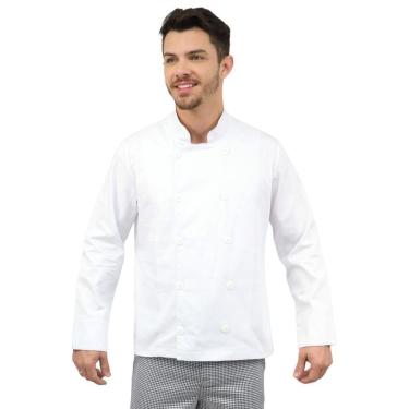 Imagem de Camisa Masculina Branco - Camisa Chefe-Masculino