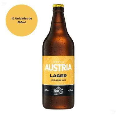 Imagem de Kit 12 Unidades Cerveja Lager Krug Bier 600ml