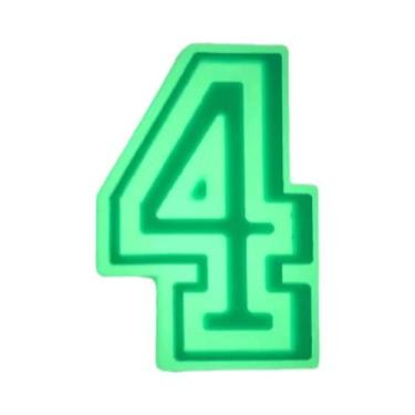 Imagem de Pingentes De Letras Do Alfabeto Que Brilham No Escuro Para Sandálias C