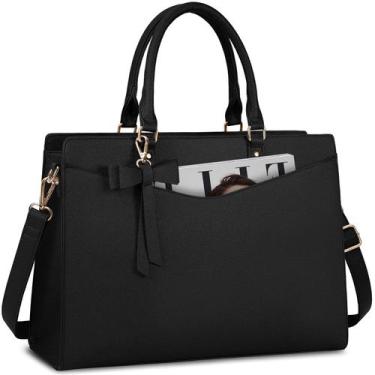 Imagem de Bolsa para Laptop RAINSMORE 15,6" - Impermeável e Preta - Para Mulhere