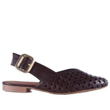 Imagem de Sapatilha Slingback Bottero Feminina 369904 Marrom-Feminino
